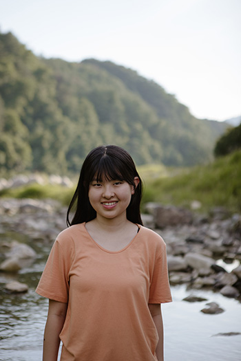 A North Korean Christian in a river