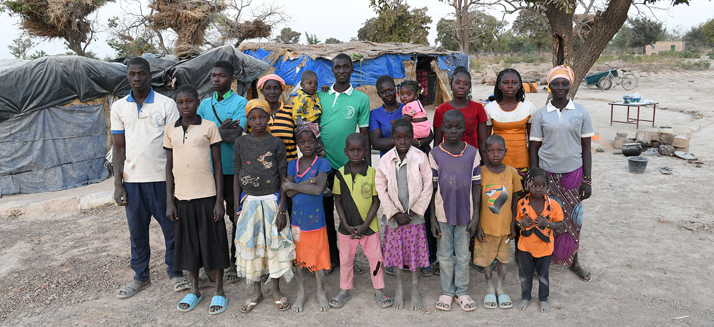 Pastor Sore's family in Burkina Faso